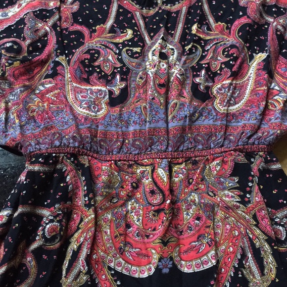 Angie V-neck ornate shirt tunic/Elastic waist band - Picture 6 of 7